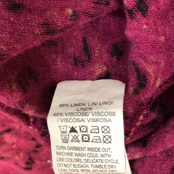 Lucky Brand Boho Print Shirt with CrissCross Back - Picture 5 of 7